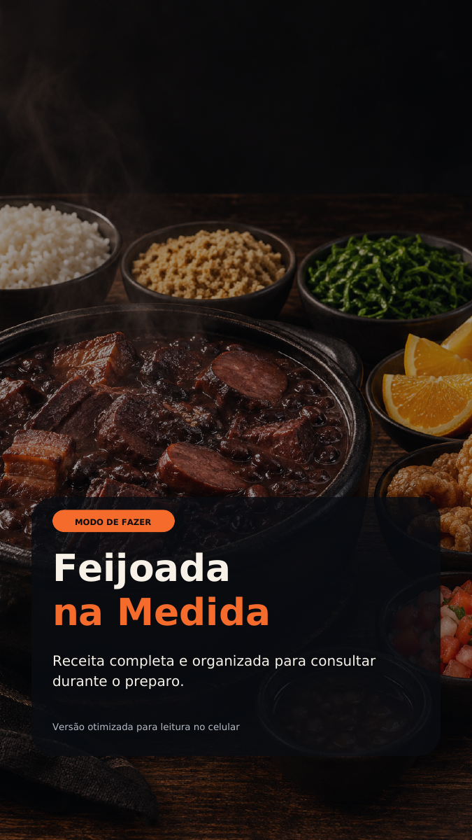 Capa do e-book Feijoada na Medida